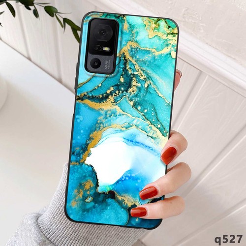 Marble Pattern Phone Case For TCL 501 503 50 SE 40 T-Mobile Revvl 7 Rubber Cover - Picture 22 of 50