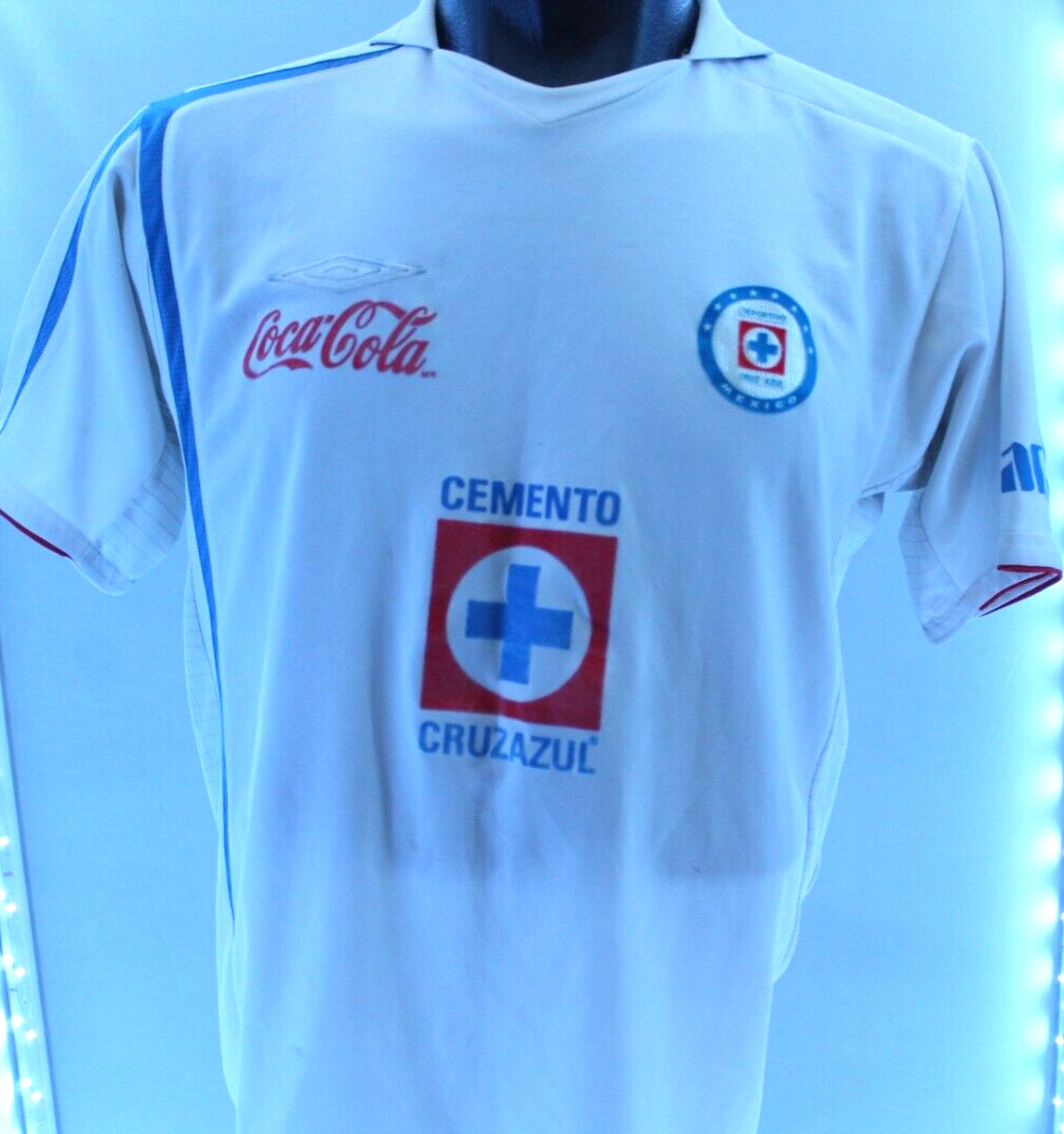 Club Deportivo Cruz Azul Authentic Umbro Jersey size Large 2006-2007