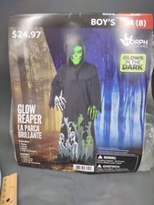 Glow Reaper Morph Costumes Glows In the dark M 8 Childs