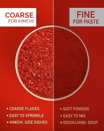 NONGSHIM Korean Chili Powder, Gochugaru Chili Flakes. Kimchi Powder (Flake, 1Lb - Picture 2 of 6