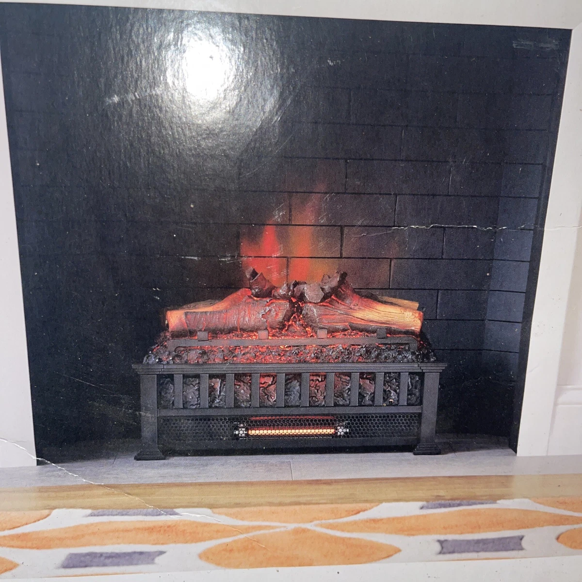 StyleWell Barkridge Infrared Electric Log Set SP2215-IR-PHRM | eBay