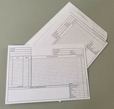 MOTOR MECHANICS JOB CARDS A4 GARAGE REPAIRS