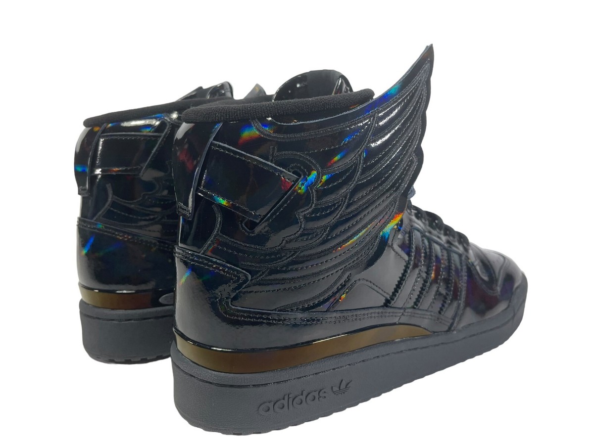 p*)様 adidas JEREMY SCOTT ヘビ柄オーロラグリッター　未使 adidas Jeremy Scott x adidas Motorsport Wings 4.0 GY4421