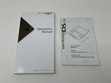 2 Nintendo DS Manuals - DS Operations Manual DS Lite Instruction Booklet