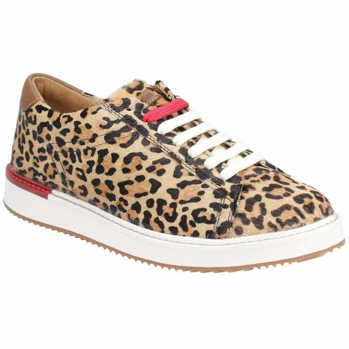 hush leopard print trainers