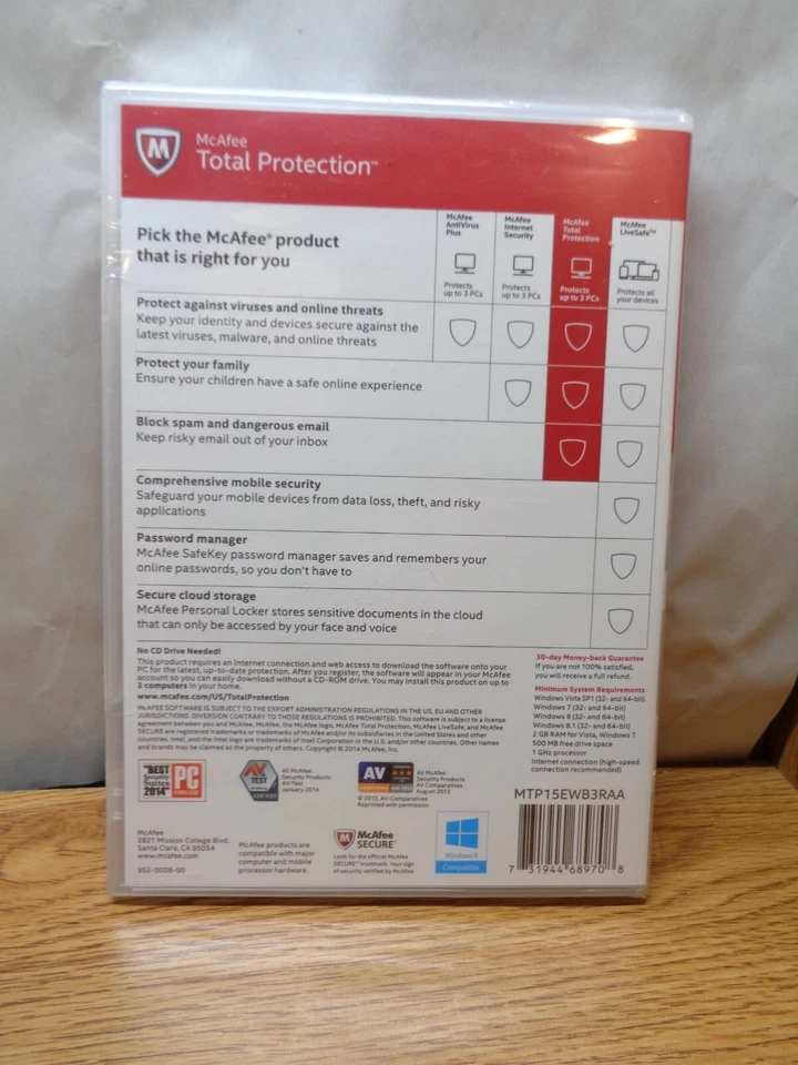 McAfee Total Protection 2015 | 3 Devices  - Image 3 of 3