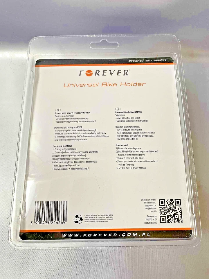 High Quality FOREVER Mobile Mount Phone Holder Case For Bike, Bicycle & Scooter - Image 2 of 3