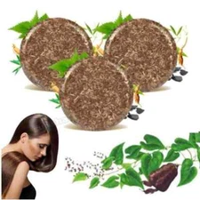 3 X Soap Hair Darkening Shampoo Bar Gray Hair Reverse Restore Natural Hair Color
