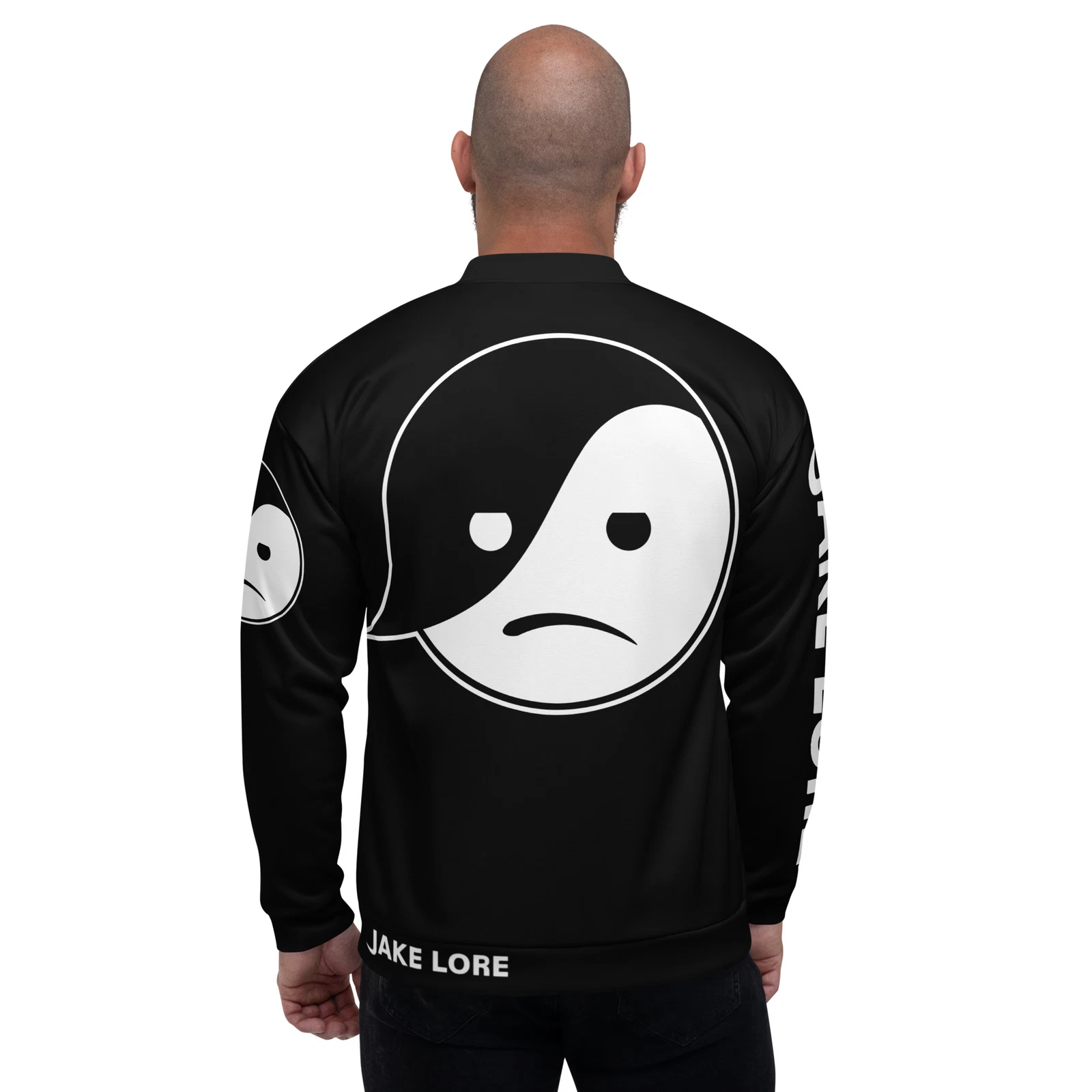 Jake Lore logo Unisex Bomber Jacket - product detail image 2