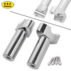 4" Straight Handlebar Risers For Harley 1" Bar Softail FXST Road King Glide FLHR