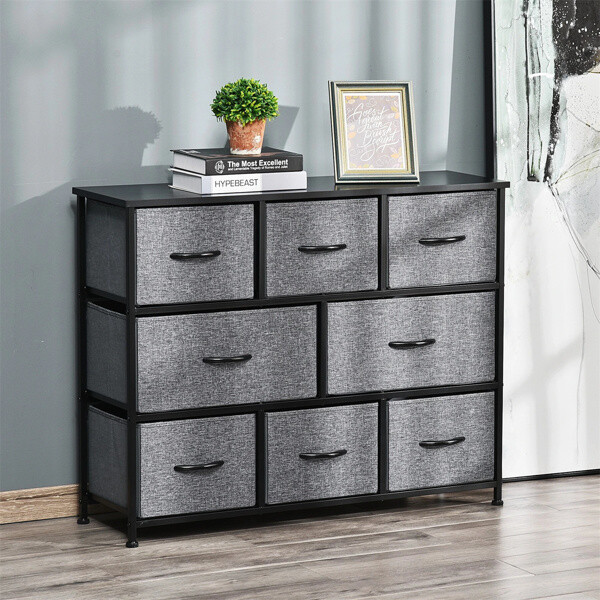 3-layer*drawer*w/8*in*gray