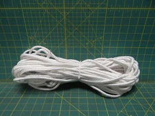 1/4" Diameter X 100' White Solid Braided Nylon Rope Lightweight Durable Marine