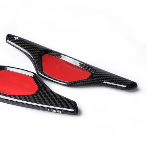 1Pair Black Carbon Fiber Steering Wheel Paddle Shifter Fit For Cadillac XTS5 New - Picture 6 of 8