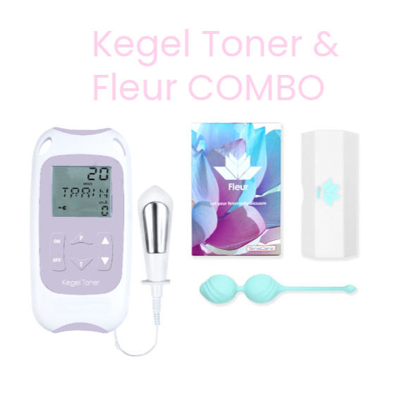 TensCare - Kegel Toner, Beckenbodentrainer + Blumenkegel Toning Bälle
