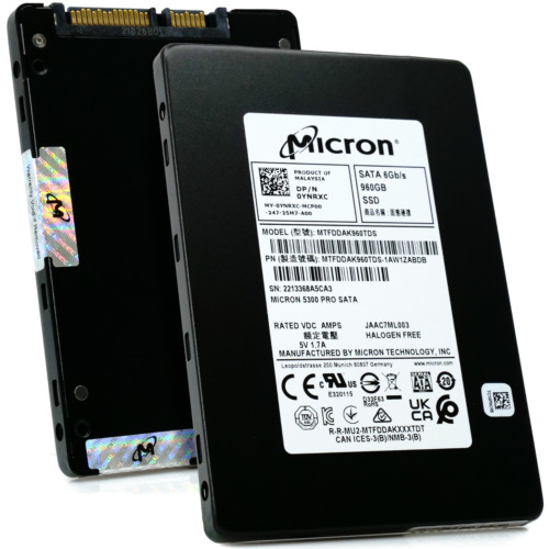 Micron 5300 Pro 960GB SATA 6Gb/s 2.5-inch Enterprise SSD - Picture 1 of 11