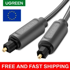 Ugreen Toslink Fiber Optic Gator Cable Digital Audio Optical SPDIF Cord LUX
