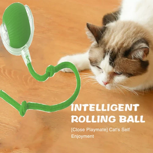 Automatic Rolling Ball Smart Cat Dog Toy Electric Pet Self-moving Kitten Game - Picture 5 of 8