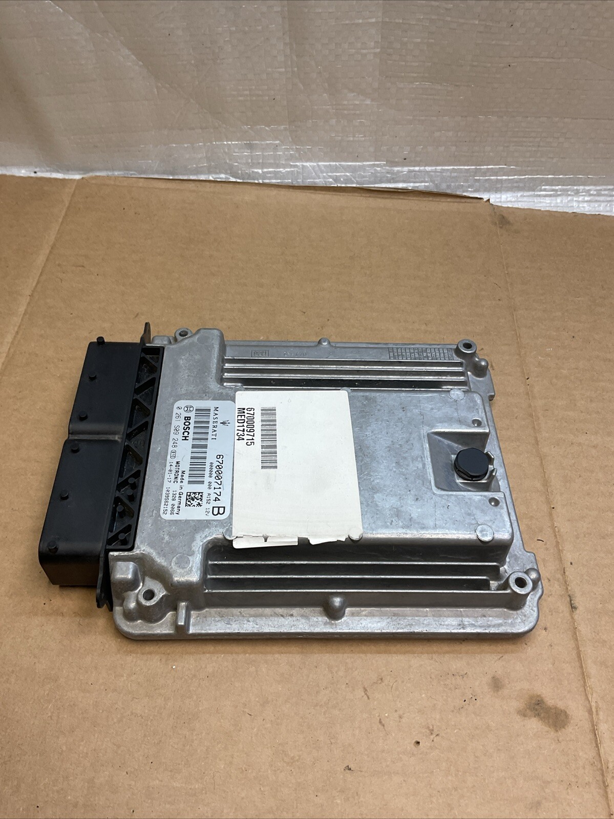 MASERATI GHIBLI 3.0L ENGINE COMPUTER CONTROL MODULE UNIT ECM OEM 2014 - 2020