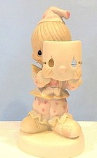 PRECIOUS MOMENTS "PUT ON A HAPPY FACE" FIGURINE