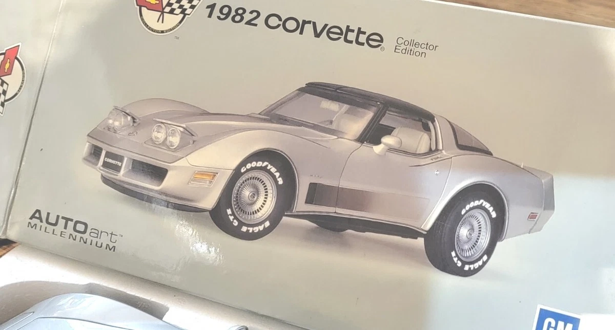 AUTOart MILLENNIUM - 1982 CHEVROLET CORVETTE COLLECTOR EDITION - 1/18 DIECAST