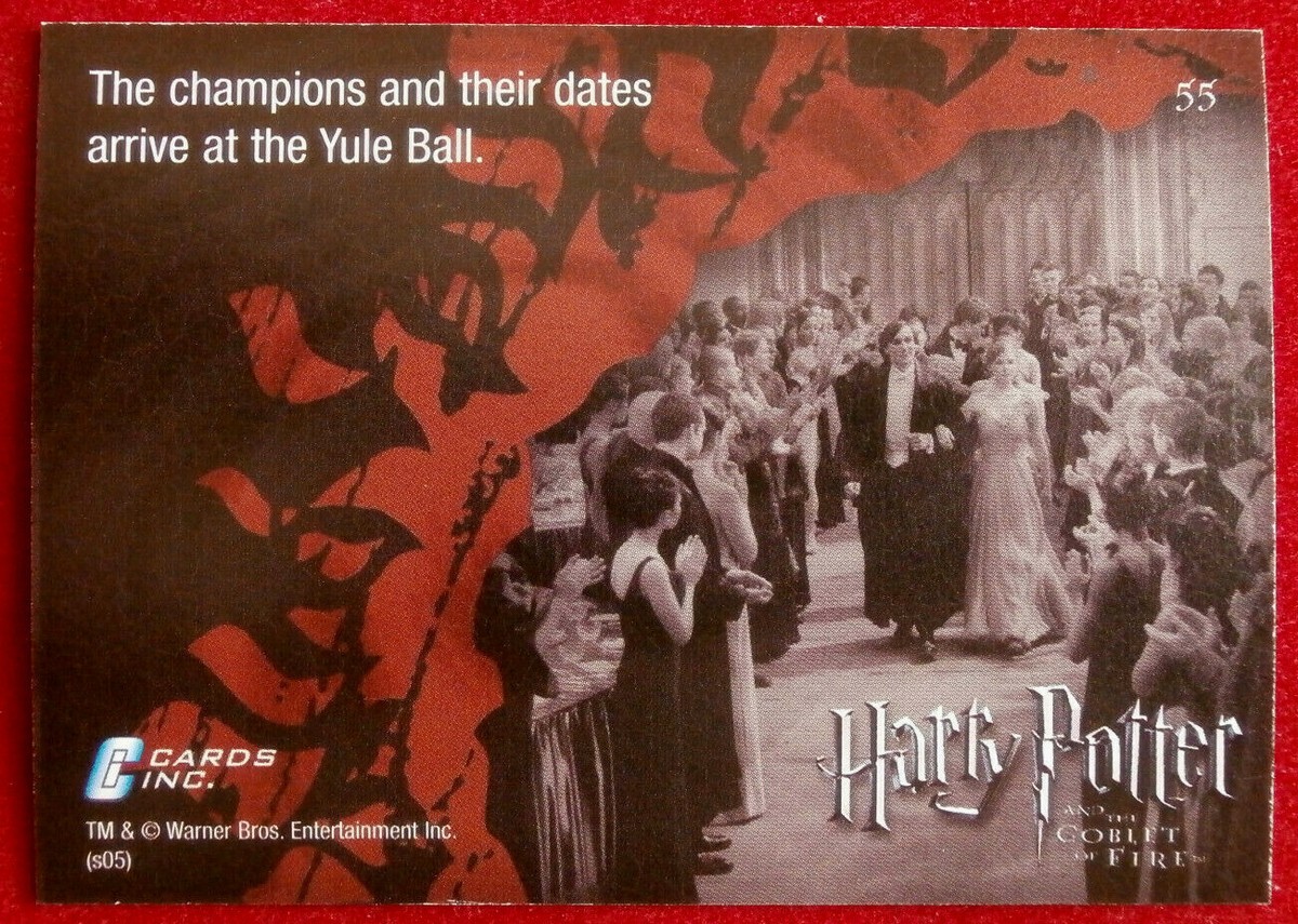 HARRY POTTER GOBLET OF FIRE Card #55 THE YULE BALL CARDS