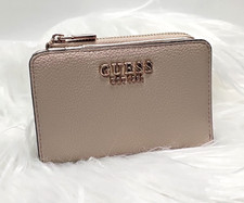 Guess Glimmer Zip Around Card Case Wallet