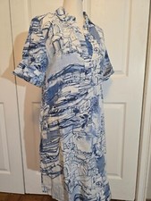 NWT Chico's Santorini Linen  Dress  Sze 1