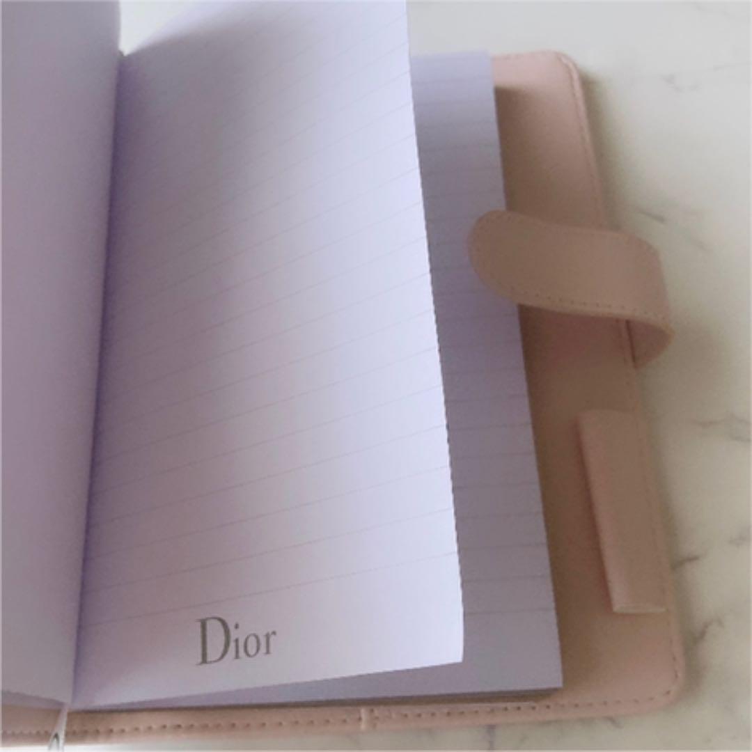 クリスチャンディオール　ノート ピンク Christian Dior Notebook Notebook Pink NEW from JAPAN