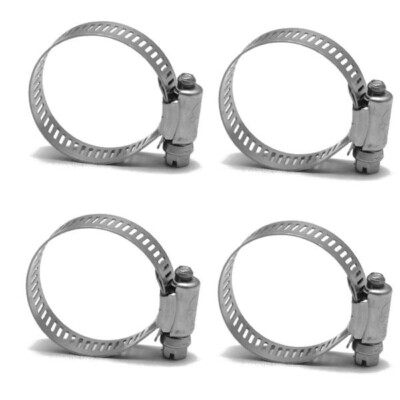 Tridon Boat Fuel Gas Hose Clamp Type F 1 3/4 Inch Stainless - 4PC
