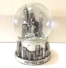  New York City Snow Globe 3.5 Inch(65mm)Skylines & Statue of liberty WG#199