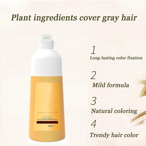 Plant Extract Hair Dye Lotion,Plant Extract Hair Dye Cream Nature Plant