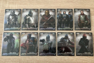 Topps Star Wars The Mandalorian Chrome Armored & Ready Einzelkarten