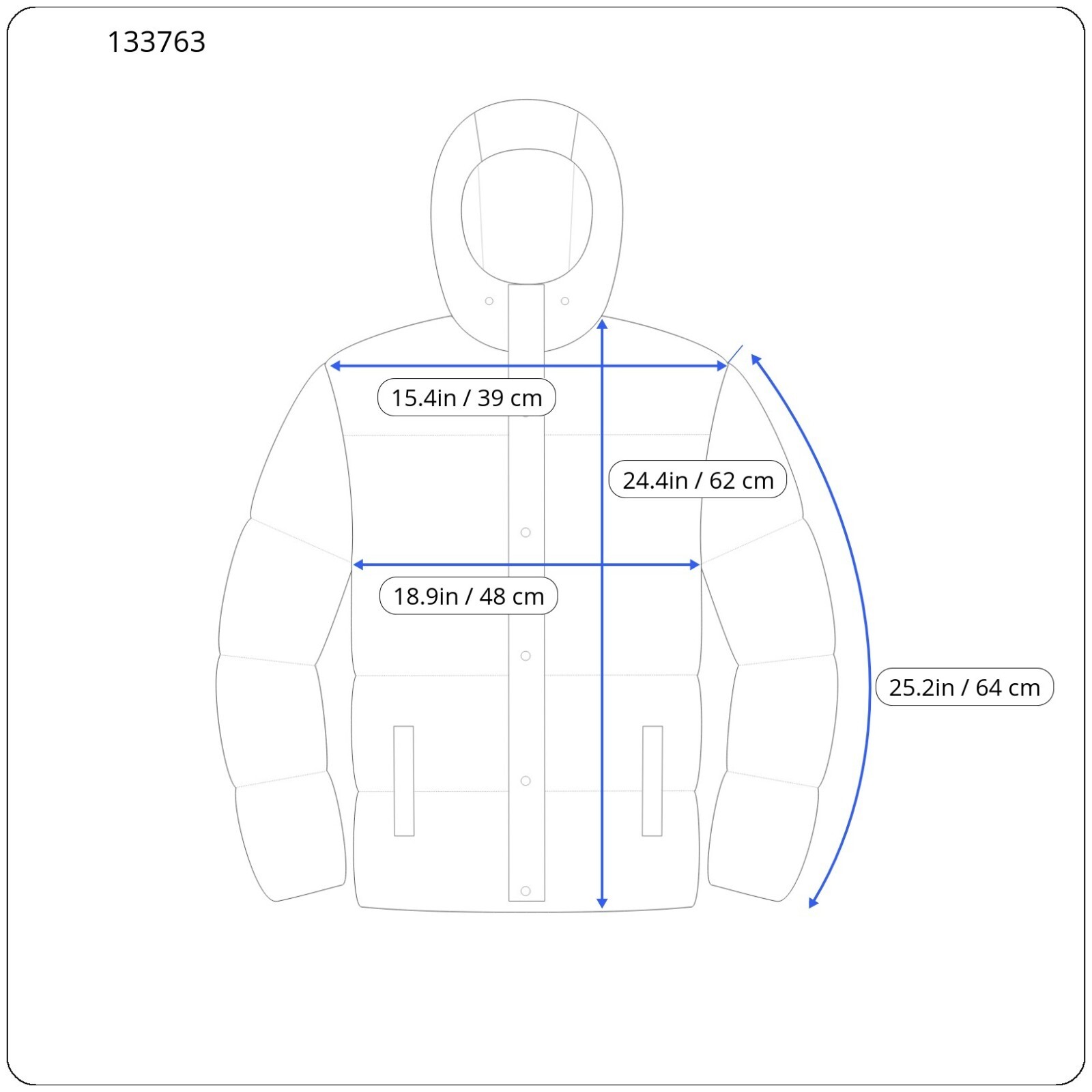 PARAJUMPERS Super Lightweight Jacket Women's SMALL Blue Hooded Logo Full Zip image 3