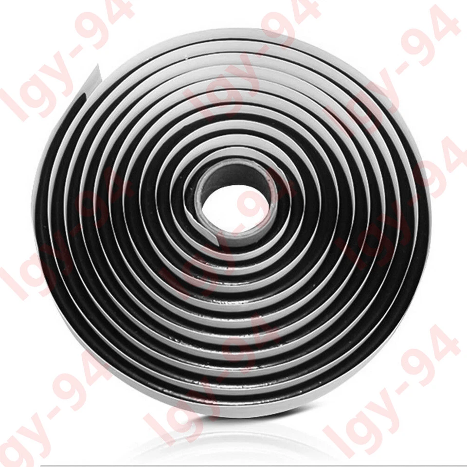 Car Headlight Sealant Black Butyl Rubber Glue Retrofit Windshield Reseal Trim 4M Foto 3 de 4