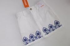 Gymboree Sparkle Safari Girl's Size 5 NWT Adjustable Blue White Denim Skirt NEW