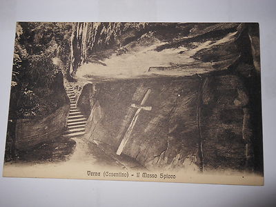 Postcard Verna Casentino Il Masso Spicco travelled 1916 (CB279) *