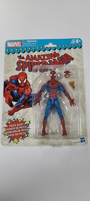 Marvel Legends Spider-Man Action Figure Retro Card Pizza SEE