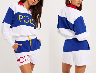 POLO RALPH LAUREN Drawstring Terry Frottee Shorts Bermuda Pants Trousers Hose XL