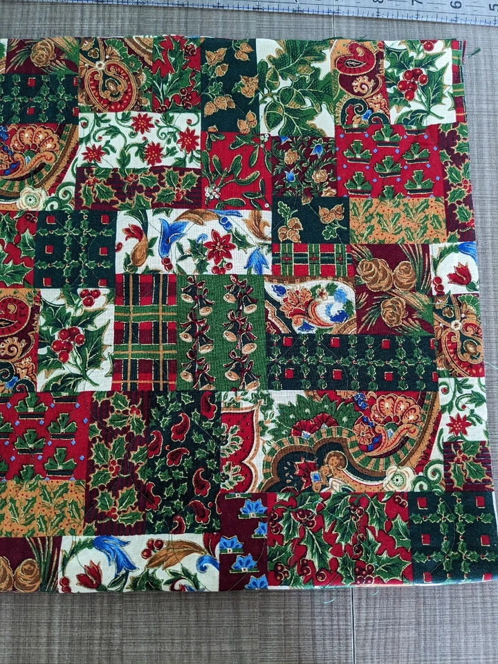 Vintage Joan Messmore-Cranston - Holiday Holy Berries, Pinecones, Bells Patches - Image 2 of 4