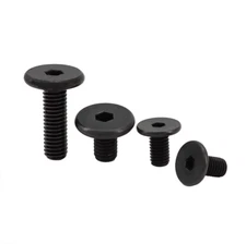 15pcs M4 Allen screw thin flat head bolt 10.9 Grade knob thread nail 8-20mm