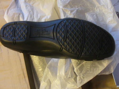 Donna Dr Scholl's Dari Flat Pelle Nera 7,5M NUOVO CON SCATOLA - Foto 6 di 8