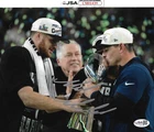 MIKE MACDONALD signed SEATTLE SEAHAWKS SUPER BOWL 8X10 photo w/ COA JSA CM01439