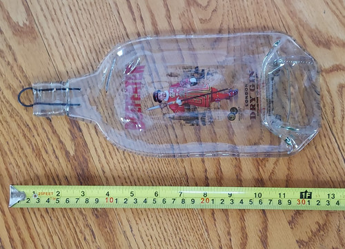 Glass BEEFEATER GIN Bottle (Flattened Smashed)