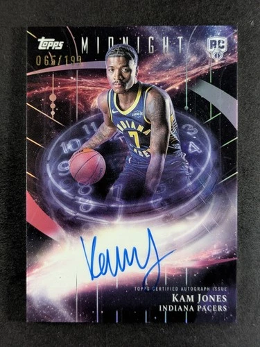 2025-26 Topps Midnight KAM JONES 65/199 Auto Twilight Stroke of Rookies #SMR-KJ