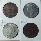 1922-S Peace Silver Dollar $1 Coin Silver Business Strike 0.9 Fine