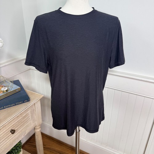 Outdoor Voices Womens Charcoal Grey Heather Active Short Sleeve Tee M