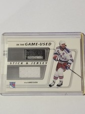 2003 In the Game Mark Messier Game Used Jersey/Stick-Sweet