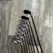 Callaway Razr X HL Iron Set A,P,9,8,7,6, Rh Flex And Drivers 4,5 RH