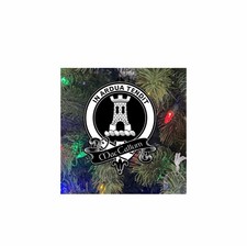 MacCallum Family Crest Christmas Ornament Laser Engraved Scottish Clan Gift