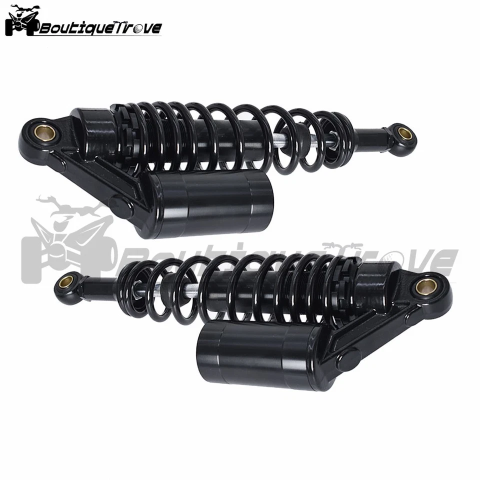 Amortiguador trasero negro 12,5" 320 mm suspensión neumática para Honda Kawasaki nuevo Foto 4 de 4